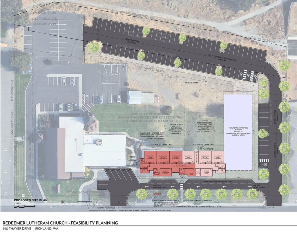 Site Plan Drawings Redeemer Lutheran Church